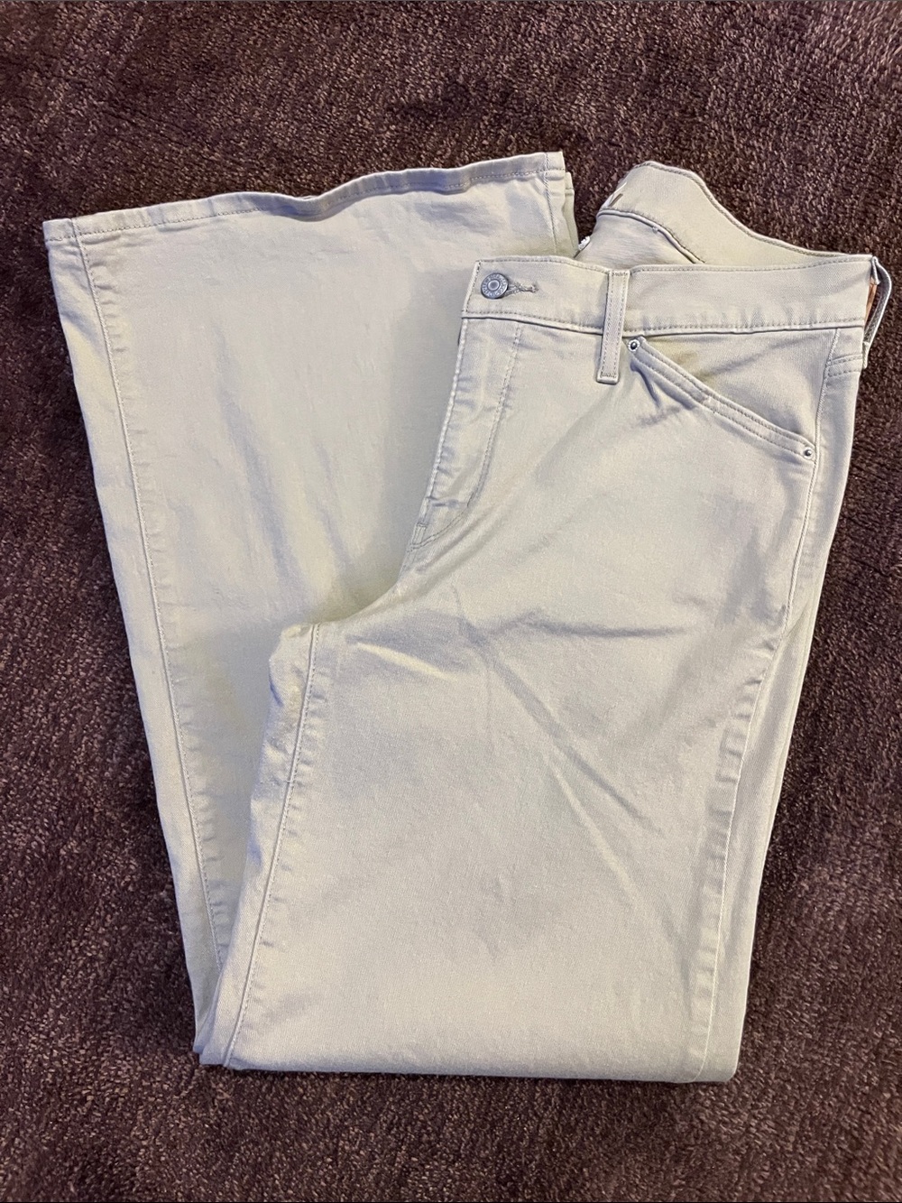 Levi's Women's Taupe Wide-Leg Jeans